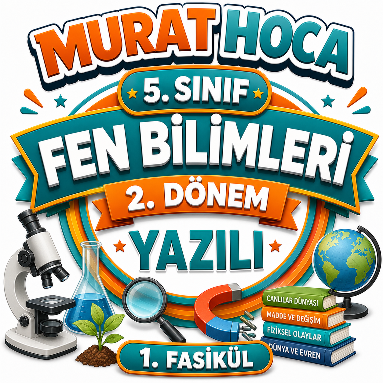 5. Sınıf Fen Bilimleri 2. Dönem Genel Değerlendirme Sınavı (Senaryo Temelli ve Çözümlü)