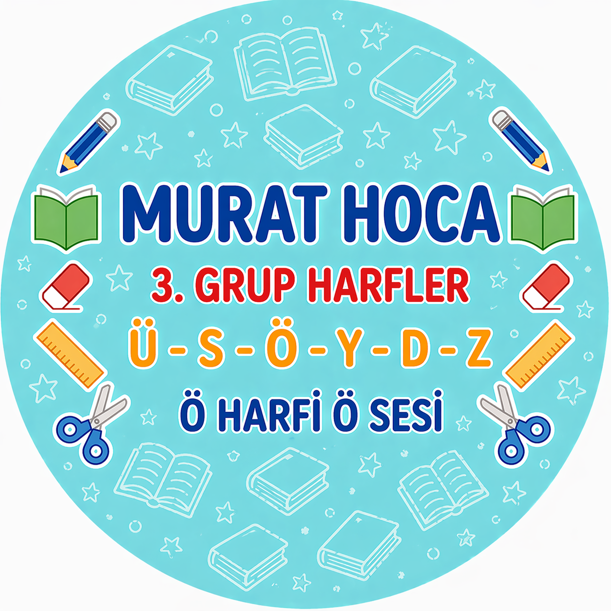 1. Sınıf Türkçe Ö Sesi Okuma Yazma Etkinlikleri ve Çalışma Fasikülü - Murat Hoca
