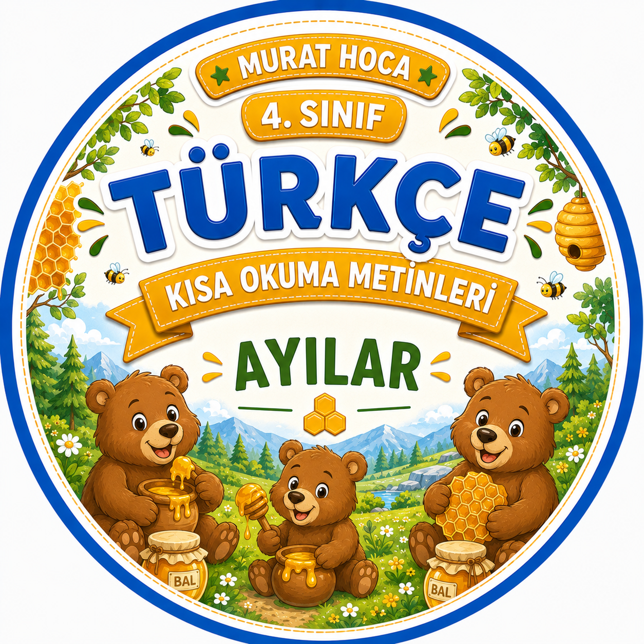 4.Sınıf Türkçe Kısa Okuma Metni Ayılar ve Yaşamları