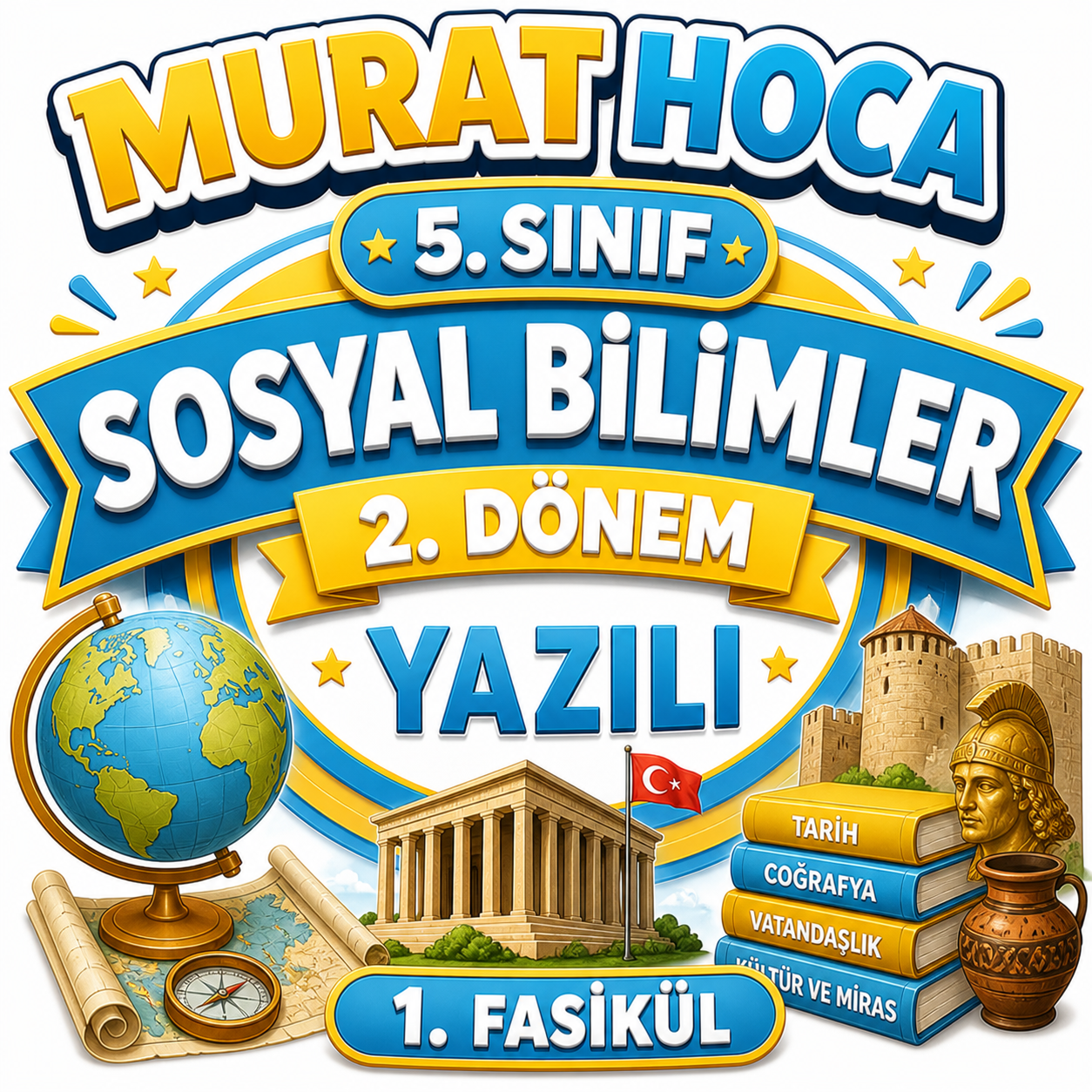 "5. Sınıf Sosyal Bilgiler 2. Dönem Genel Değerlendirme Sınavı