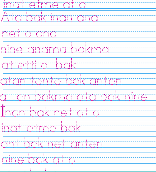 ANETİL 1. GRUP CÜMLE ÇALIŞMASI