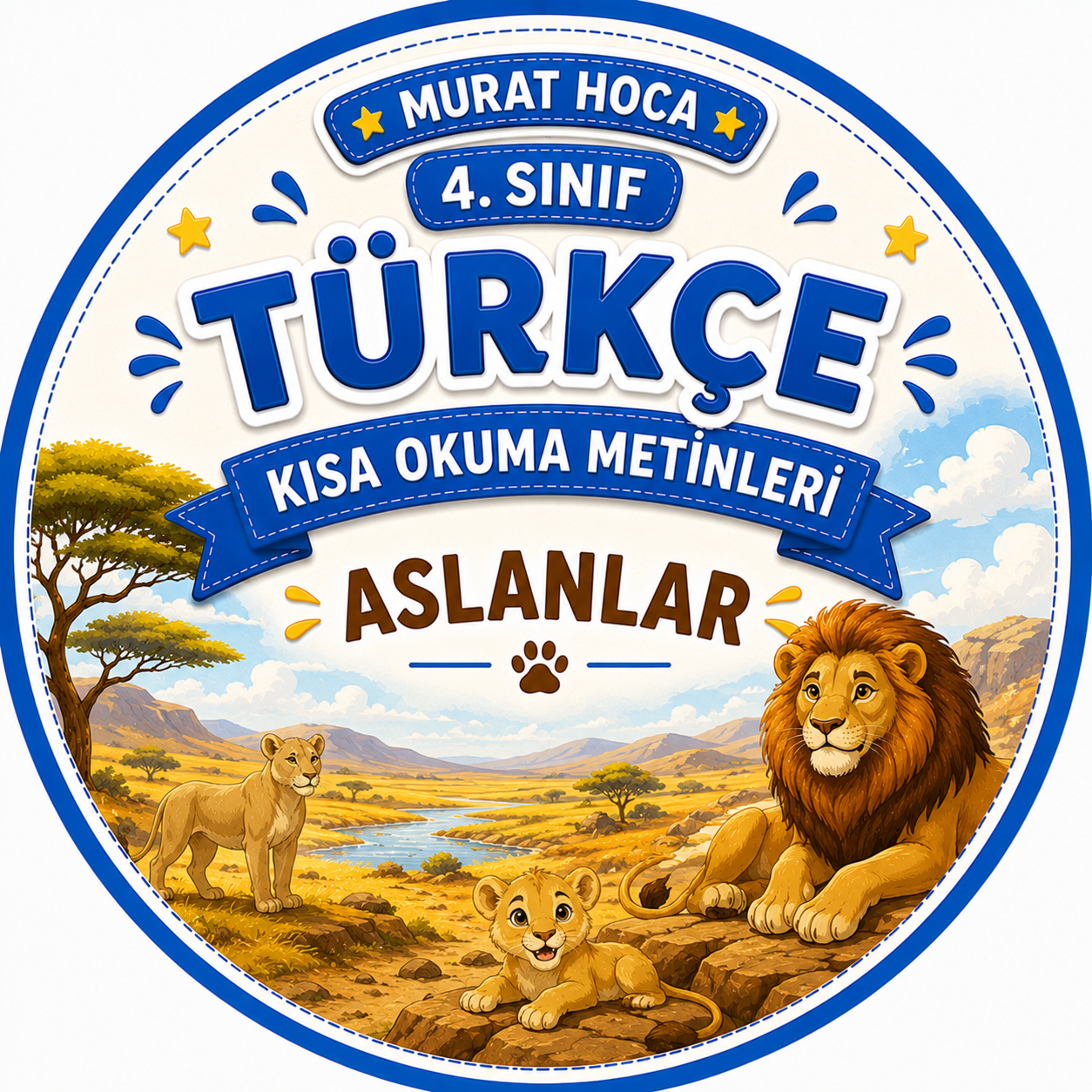 4. Sınıf Türkçe: Ormanların Görkemli Kralı - Aslanlar Kısa Okuma - Anlama Metni ve sorular
