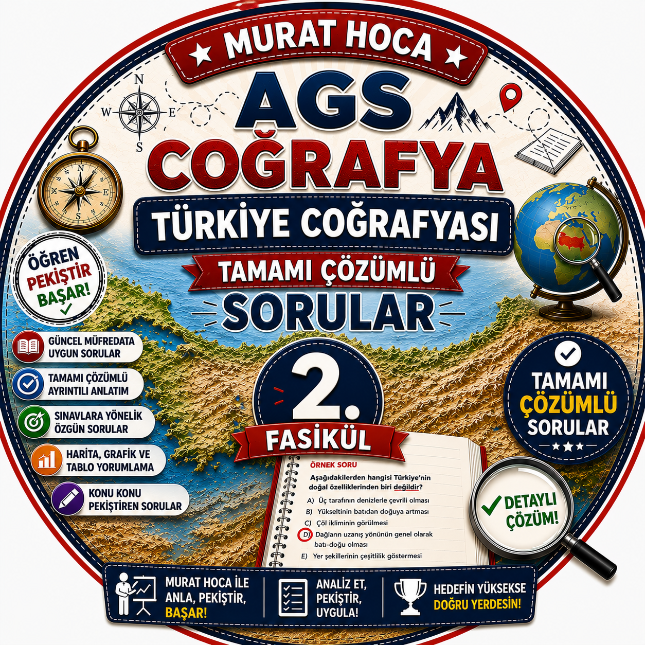 Murat Vuranlar ile Coğrafya Serisi: 2. Fasikül | 15 Soru, 15 Analiz