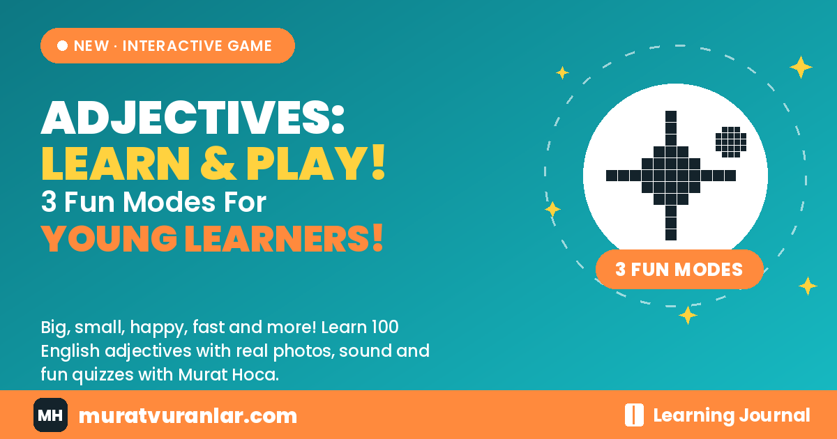 New • Interactive Game  Adjective Adventure: Learn & Play!